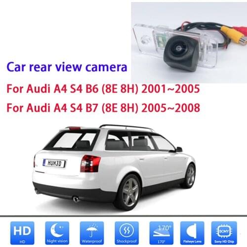 For Audi A4 S4 B6 (8E 8H) Car Rear View Camera For 2001~2005 Starlight Night Vision Car Rear View Reverse Backup Camera