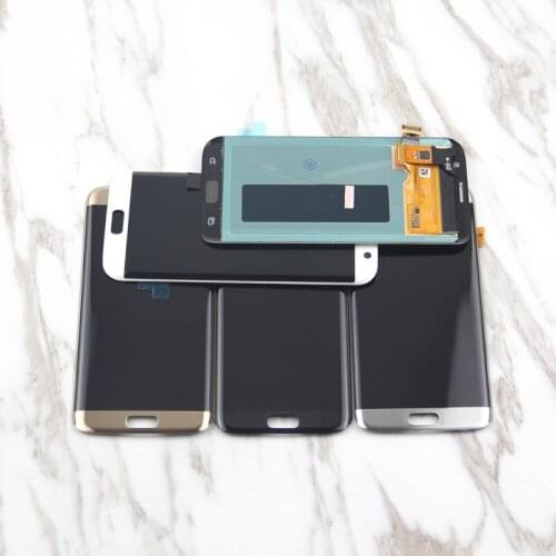 For Samsung S7 Edge G935F LCD For Samsung S7 Edge G935F Display Amoled LCD Screen Touch Digitizer Assembly 4 color