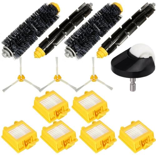 14Pcs/Set Side Brush Wheel Main Brush Filter For Irobot Roomba 700 760 770 780
