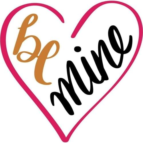 Be Mine Love Support Couple Valentines Art print Silk poster Home Wall Decor
