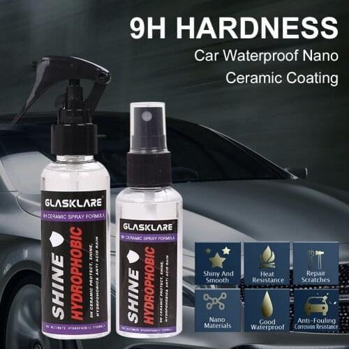 50ml/100ml Upgrad Auto Ceramic Glass Coat Super Hydrophobic Car Liquid Coat Paint Anti-Corrosion Durable Coating
