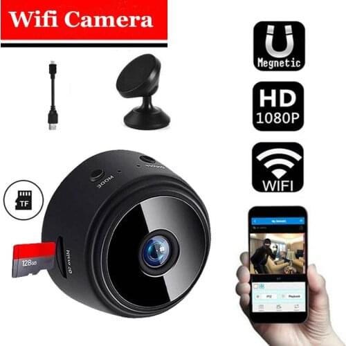 1080P HD IP Mini Camera Security Remote Control Night Vision Mobile Detection Video Surveillance Wifi Camera Hid Den Camera