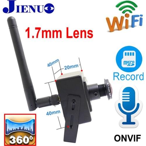 5MP Wifi Mini Camera Ip 1080P HD 1.7mm Fisheye Lens Panorama Cam Home Security Wireless Audio Micro Small CCTV Surveillance IPC