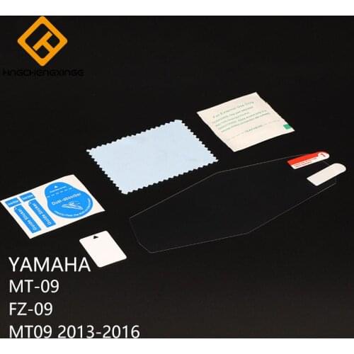 Motorcycle Cluster Scratch Protection Film Instrument Dashboard Cover Guard TPU Blu-ray for Yamaha MT-09 FZ-09 2013-2016