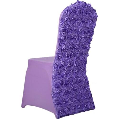 Tear Resistant Perfect Matching Stretch Spandex Chair Cover for Wedding
