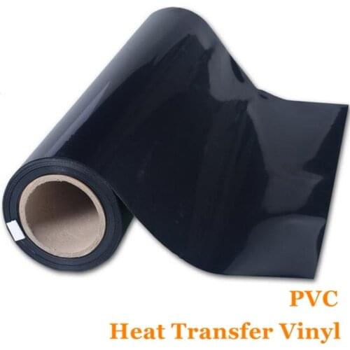 PVC Vinyl Transfer Paper and Heat Transfer Vinyl with Korean quality Black Color Vinyl Flex Flim 0.51cm*1m
