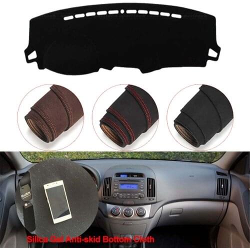 Console Dashboard Suede Mat Protector Sunshield Cover Fit For Hyundai Elantra 2008-2010