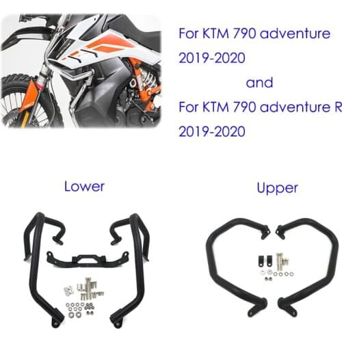 NEW For KTM 790 adventure R 790 R ADV 2019 2020 Motorcycle Engine Guard Crash Tank Bar Bumper Upper Lower Fairing Frame Protecto
