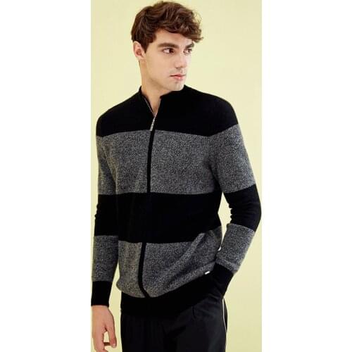 ZHILI Men's Cardigans With Zip