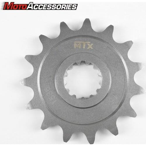 For Yamaha Road Motorcycle Steel Front Engine Sprocket Full Steel Rear Sprockets Of OE Type Rubber Cushioned Front Sprocket 15T