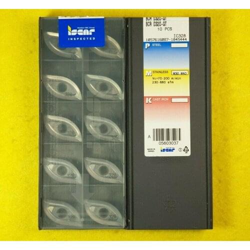 10 PCS CARBIDE INSERT BCR D320-QT IC328