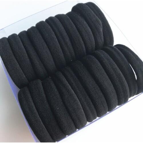 Hot BLACK 10pcs Girls Elastic Hair Ties Band Rope Ponytail Bracelets Scrunchie Fashion Headwear Girls Hair Accessories hairbands