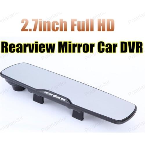 2016 New High quality 2.7 inch Full HD Rearview Mirror Car DVR Support Motion Detection / Night Vision