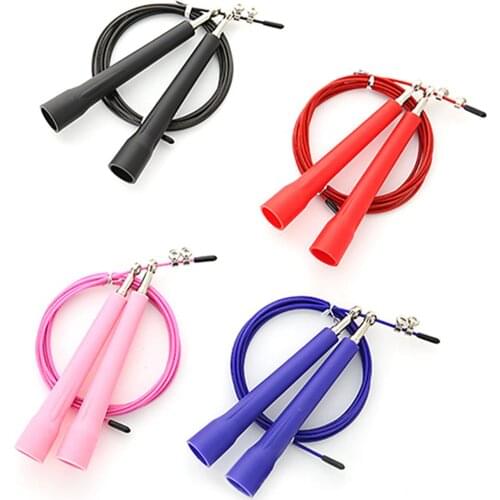 3m High Speed Aerobic Steel Wire Skipping Rope Length Adjustable Jump Rope Fitness Equipment Skip Rope