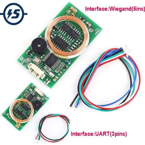 5V 13.56MHz 125KHz ISO14443A Dual Frequency Wiegand Reader RFID Wireless Module for IC/IDCard