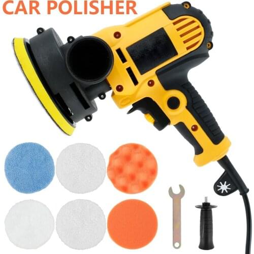 700W Electric Car Polisher Machine DIY Car Polishing Kit Car Polisher Drill with Polishing Sponge Pads Kit Car Accessories