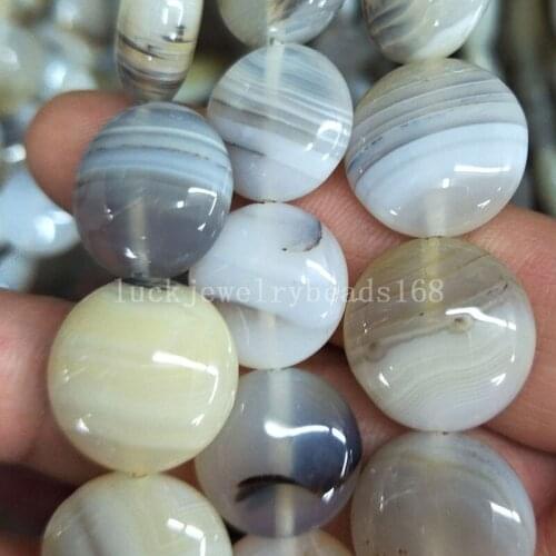 Free shipping Women Fashion Jewelry 14mm White Onyx Carnelian Round Women Men Spacers Art Loose Beads 15.5" FG7928