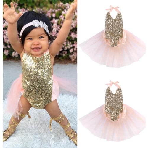 Sequins Bodysuit New Pink Baby Girls Clothing Bow Sleeveless Cute Casual Sunsuit Outfits Baby Girl Bodysuits Clothes 0-24M