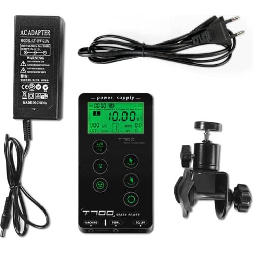 Tattoo Power Supply LCD Intelligent Digital Makeup Dual Tattoo Power Box Touch Screen T700 For Tattoo Machines Pen