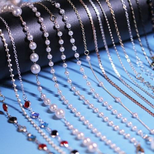 Sunglasses Masking Chains For Women Acrylic Pearl Crystal Eyeglasses Chains Lanyard Glass 2021 New Fashion Jewelry Wholesale