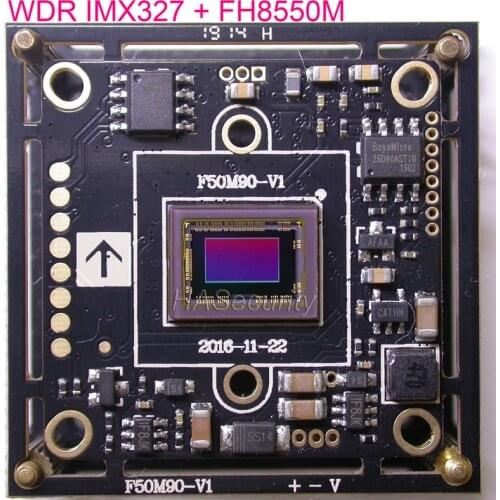 AHD-H / CVBS 1/2.8" STARVIS IMX327 CMOS image sensor + FH8550 CCTV camera PCB board module (optional parts)