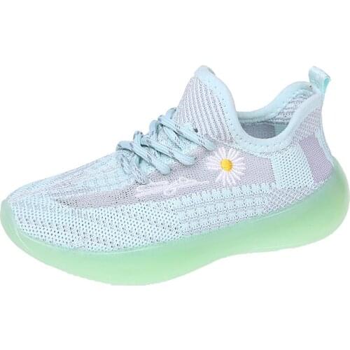 Kids shoes Girls sports shoes autumn new childrens net breathable big kids students pink wild childrens shoes casual 26-37