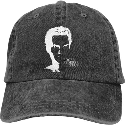 Roger Federer Logo Baseball Cap cowboy hat Peaked cap Cowboy Bebop Hats Men and women hats