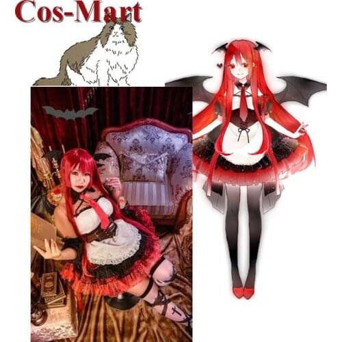 Game Touhou Project Koakuma Cosplay Costume Fashion Cute Little Devil Formal Dress Female Role Play Clothing Custom-Make Any