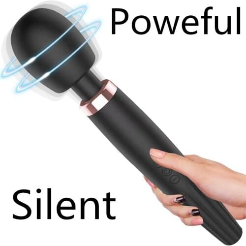 Powerful Big AV Wand Vibrator Rechargeable Body Massager Magic Stick Clitoris Stimulator Silent Women Sex Toys Dildo Vibrators