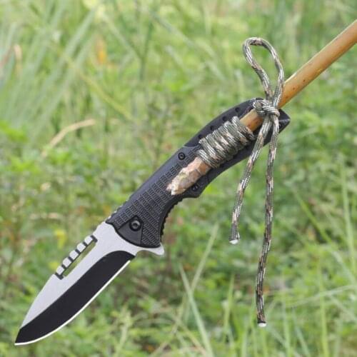 G10 Tactical Folding Knife 7CR13MOV Survival Hunting Camping EDC Knives CS GO 60-62HRC High Hardness Pocket Knife