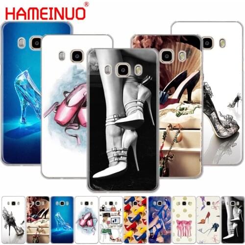 HAMEINUO High heels shoes ballerina cover phone case for Samsung Galaxy J1 J2 J3 J5 J7 MINI ACE 2016 2015 prime