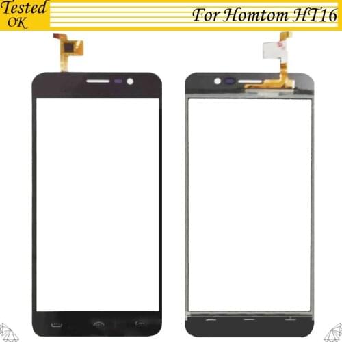5.0" Touchsreen Tested Working For Homtom HT16 HT 16 Touch Screen Glass Digitizer Panel Lens Sensor