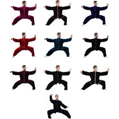 High quality Autumn&Winter unisex tai chi suit kung fu uniforms clothing martial arts costumes exercise sports clothes