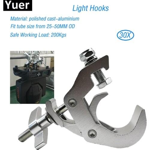 30Pcs/Lot High Quality Lights Hook Can Safe Working Load 200Kgs Professional For Stage Light LED Par Light And Moving Head Light