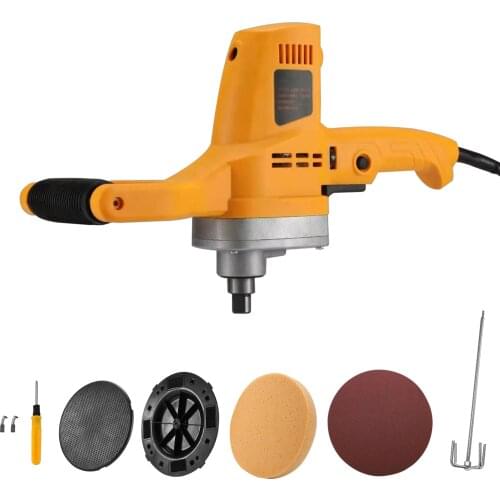 Concrete Cement Mortar Trowel Wall Smoothing Machine Adjustable Speed 1700W Electric Polishing Portable Concrete Drill Mixer