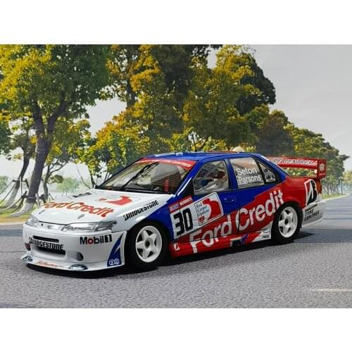 1/18 APEX Ford Credit Racing #30 1996 BATHURST Diecast Model Toys Car Boys Gifts Collection For Display Ornaments Metal,Plastic