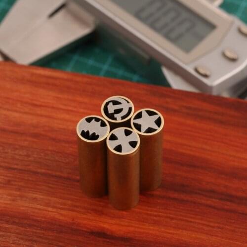 2pcs lot 8mm Mosaic Pin Knife Handle Parts 8mm*25mm Knife Making Material