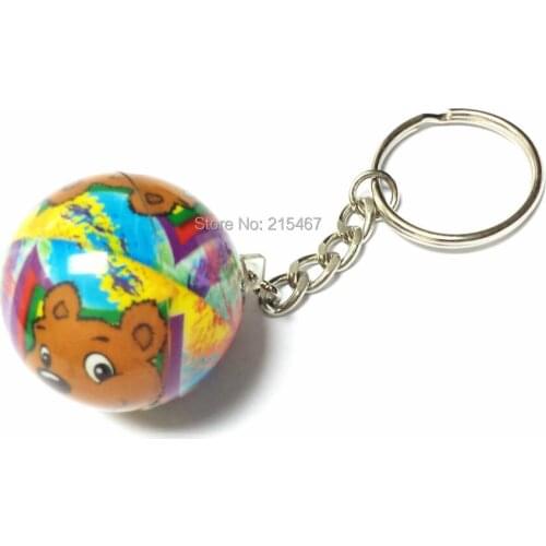 2X Rolling Ball Fashion Key Chain Pinata Party Game Gift Eyes Favors Birthday Fun Joke Halloween