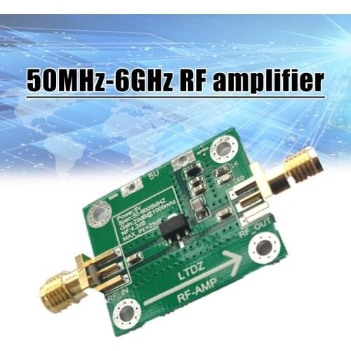 50mhz-6ghz RF Power Amplifier Board Transmitter Circuit Board Small Signal Broadband Amplifier In Stock