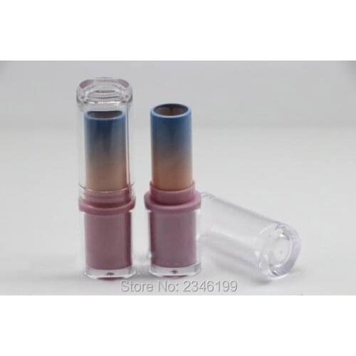 50pcs/lot Elegant Plastic Lipstick Tube, DIY Empty Lip Cosmetic Container, Graceful Lip Balm Bottle, High Grade Lip Makeup Tool