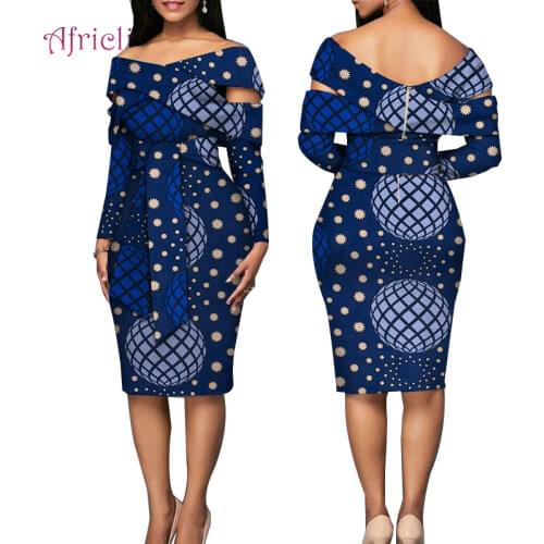 Летние платья с длинным рукавом Africlife China At AliExpress