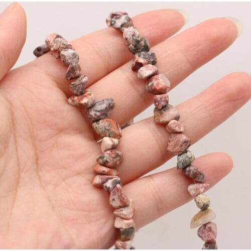 Natural Semi-precious Chip Beads Black Rhodochrosite 5-8mm Good Quality For DIY Necklace Earrings Accessories Gift Length 40cm