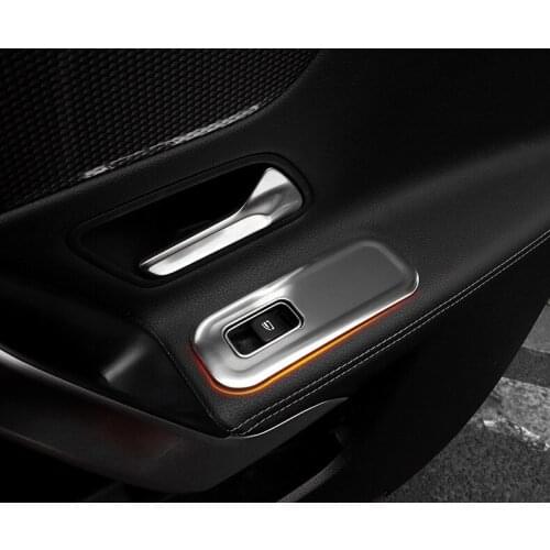 Fit fo Mercedes-Benz A200L horn cover for Benz 19 new A-class A180L window panel frame decoration modification
