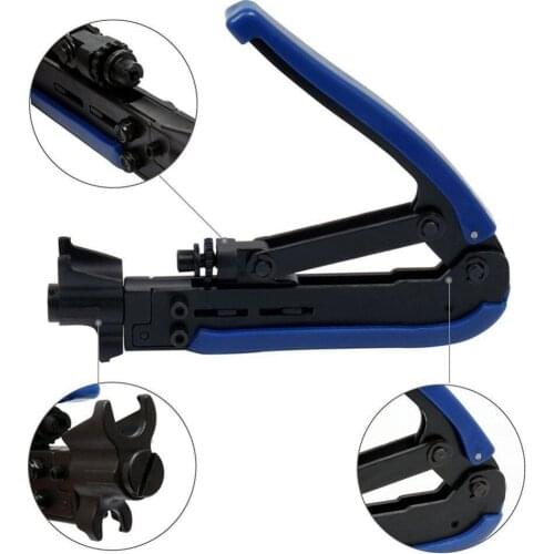 Coax Compression Crimping Tool Cable Connectors Crimper RG59 RG6 RG11