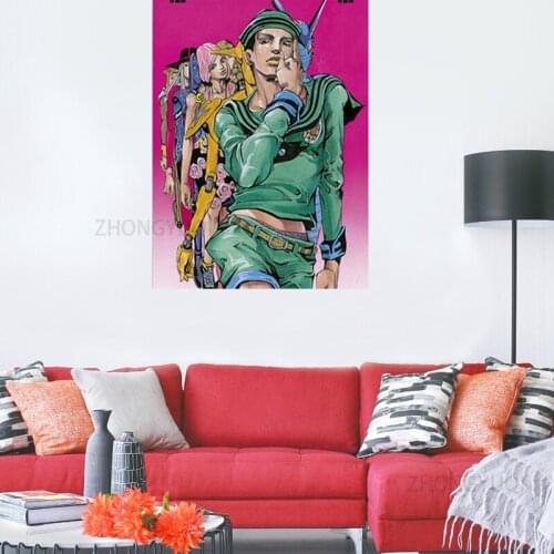 Modular Canvas JoJolion Painting Home Decor Jojo S Strange Pictures Modern Anime Print Poster For Living Room Wall Art