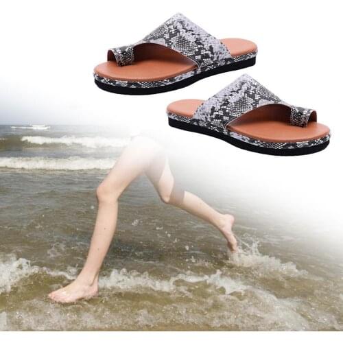 New summer products plus size sandals Casual non-slip thick-soled rubber womens open-toed beach shoes Outdoor casual wear