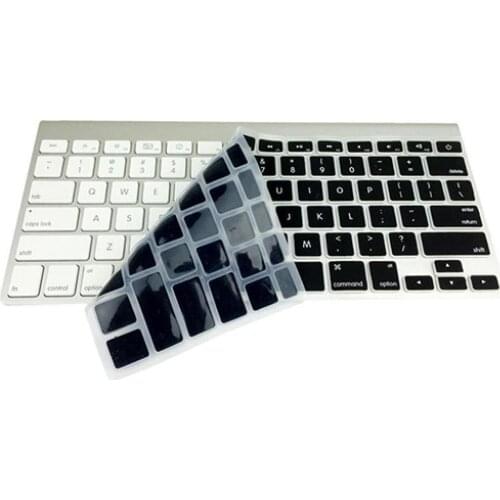 Solid Color Keyboard Soft Case for Apples Macs Book Air Pro 13/15/17 inches Clear Letters Dustproof Cover Protector