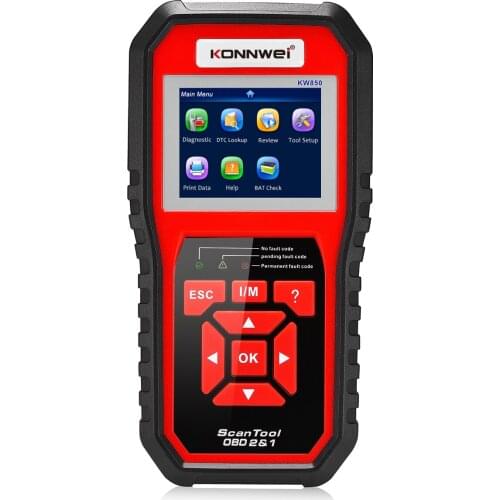 Professional OBD2 Scanner KW850 Code Reader Vehicle Engine Diagnostic EOBD Scan Tool for all OBDII &CAN Protocol Cars Since 1996