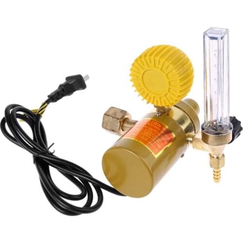 157A Co2 Pressure Regulator Carbon Dioxide Pressure Reducer Electric Heating Heated Pressure Gauge 220V