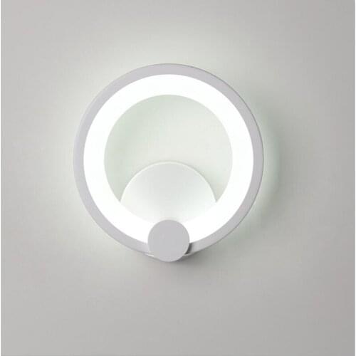 Modern led wall lamp fashion aisle bedside lamp ring personality wall creative lamp bedroom lamp